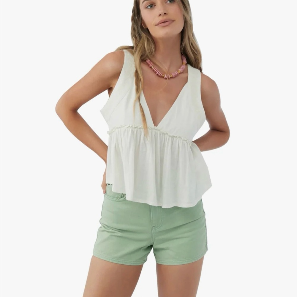 V Neck Crop Top